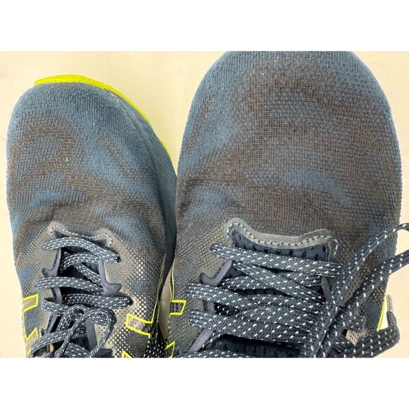 Asics Mens Gel-Nimbus 19 Running Shoes Size 9 Blue Neon Green Activewear Lace Up - Picture 10 of 16